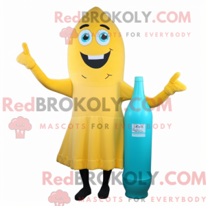 Cyan Bottle Of Mustard...