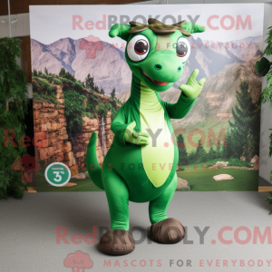 Skoggrønn Parasaurolophus...