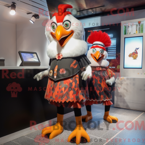 Galo maskotdraktfigur kledd...