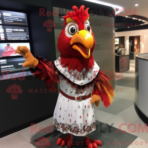 Galo maskotdraktfigur kledd...
