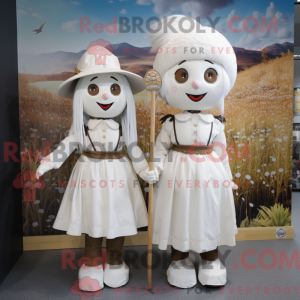 White Scarecrow mascot...