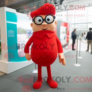 Red But mascottekostuum...