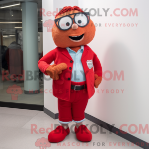 Red But mascottekostuum...