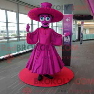 Magenta Stilt Walker...