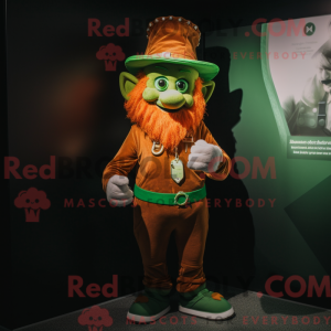Rust Leprechaun Hat maskot...