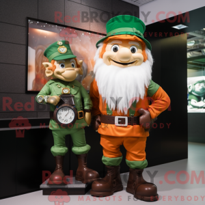 Rust Leprechaun Hat maskot...