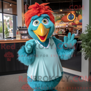 Blaugrünes Chicken...