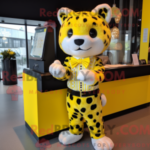 Disfraz de mascota leopardo...