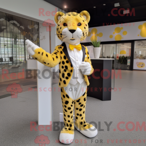 Disfraz de mascota leopardo...