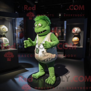 Green Frankenstein mascot...