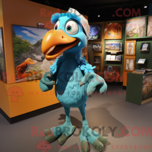 Cyan Archaeopteryx...