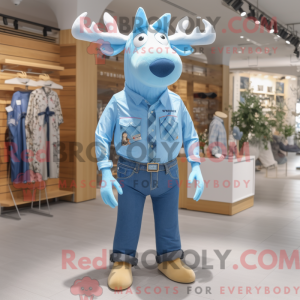 Disfraz de mascota Sky Blue...