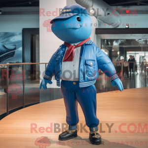 Costume mascotte de baleine...