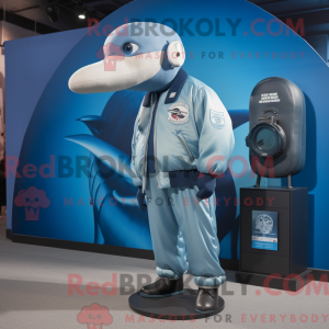 Costume mascotte de baleine...