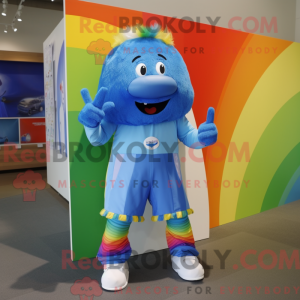 Blauwe regenboog...