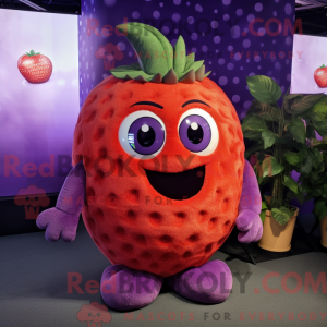 Lilla Strawberry maskot...