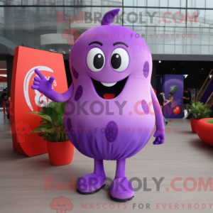 Purple Strawberry mascot...