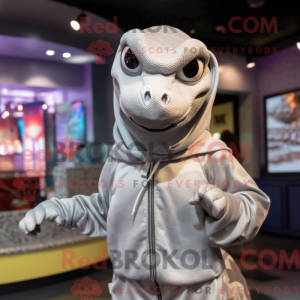 Sølv Python maskot kostume...