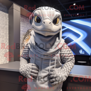 Sølv Python maskot kostume...