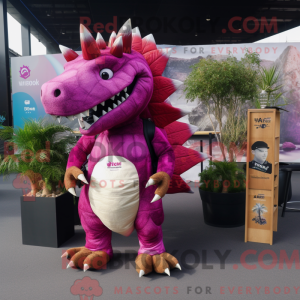 Máscara Magenta Stegosaurus...