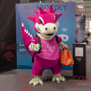 Disfraz de mascota Magenta...