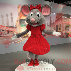 Red Rat maskotdraktfigur...
