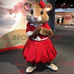 Red Rat maskotdraktfigur...