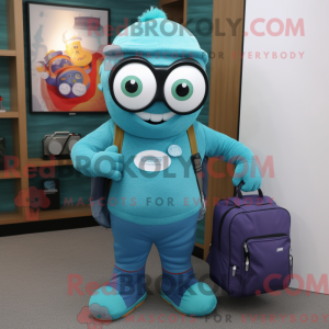 Costume mascotte de Cyclope...