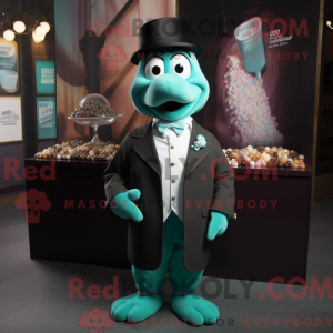 Disfraz de mascota de Teal...