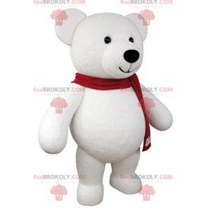 Mascota gigante oso de peluche blanco - Redbrokoly.com