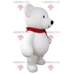 Mascotte gigante dell'orsacchiotto bianco - Redbrokoly.com