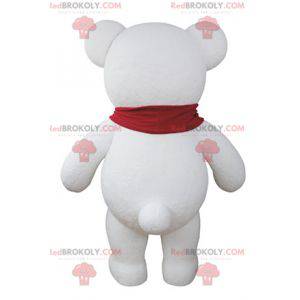 Giant white teddy bear mascot - Redbrokoly.com