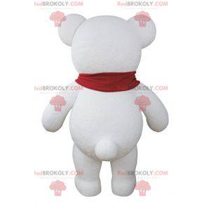 Jätte vit nallebjörnmaskot - Redbrokoly.com