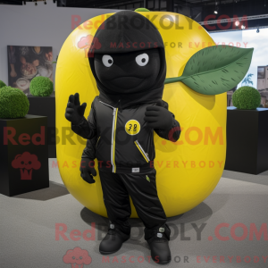 Disfraz de mascota de Black...