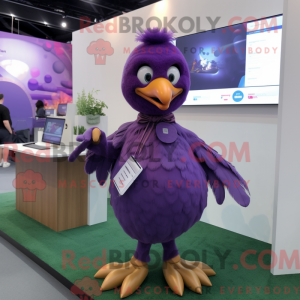 Disfraz de mascota Purple...