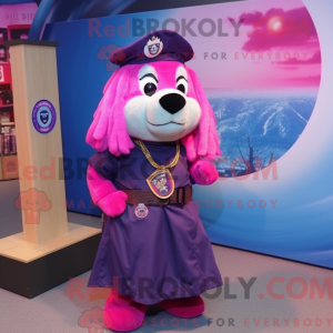 Maskotdraktfigura Magenta...