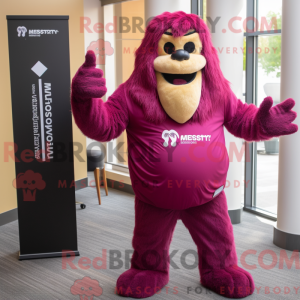 Figura de máscara Magenta...