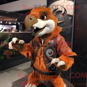 Rust Utahraptor maskot...