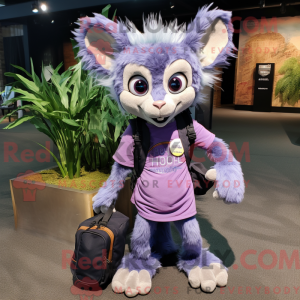 Lavender Aye-Aye mascot...