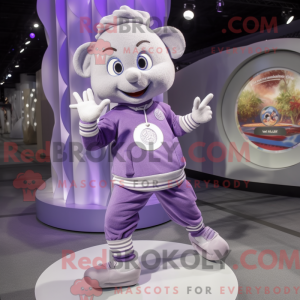 Lavendel Acrobat maskot...
