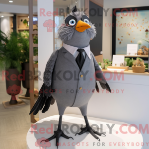 Grå Blackbird maskot...