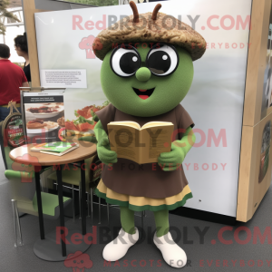 Olive Burgers maskot...