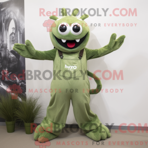Olive Hydra Maskottchen...