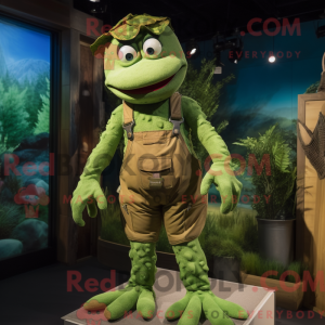 Costume de mascotte d Olive...