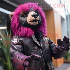 Magenta Faultier Bär...