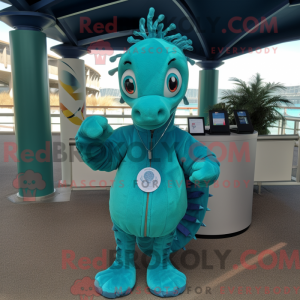 Turquoise zeepaardje...