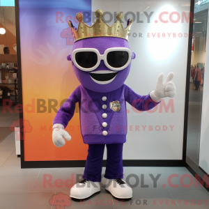 Lavender King mascot...