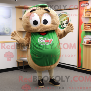 Olive Bagels maskot kostume...