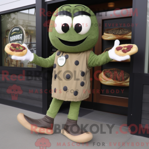 Maskottchenkostüm Olive...