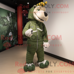 Forest Green Quagga mascot...